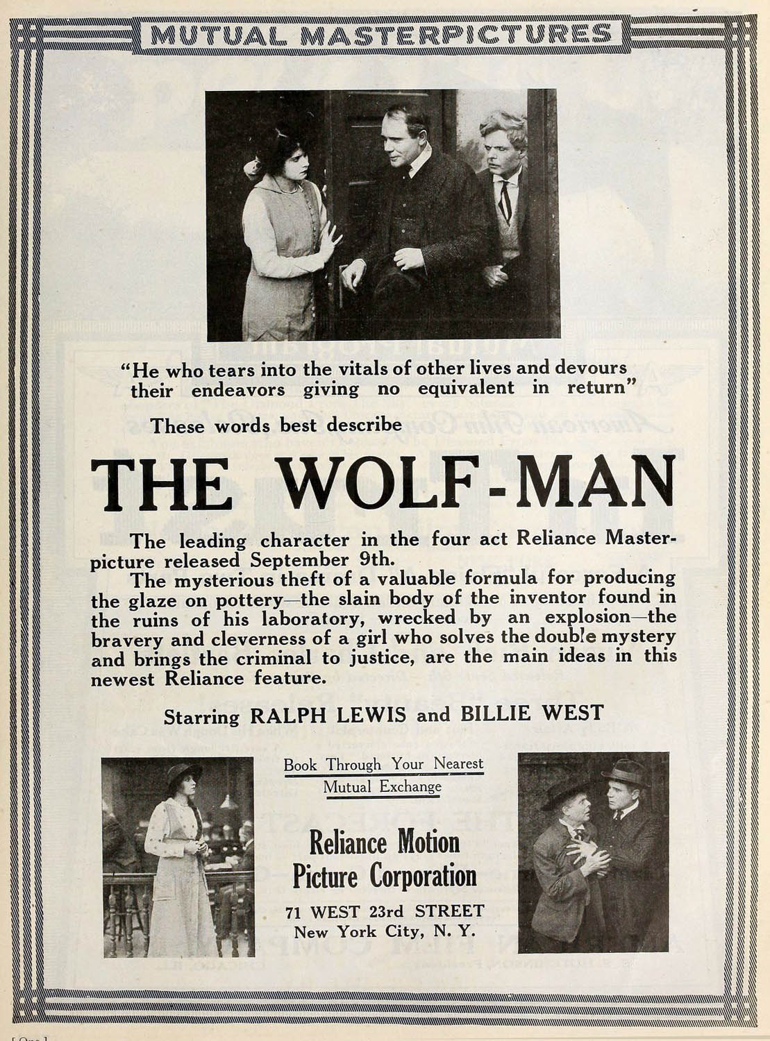 WOLF MAN, THE